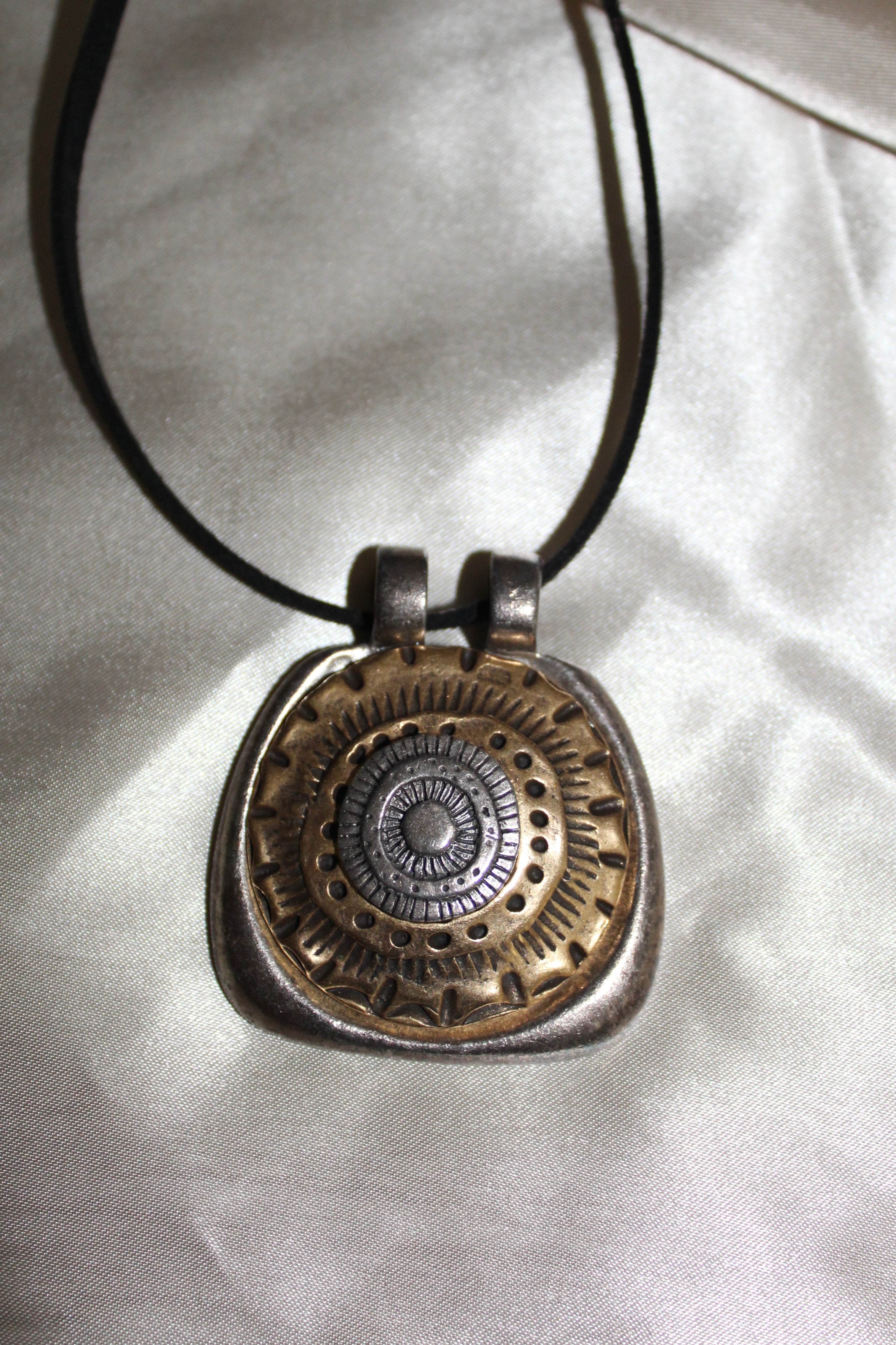 Chico’s Southwestern Style Medallion Necklace