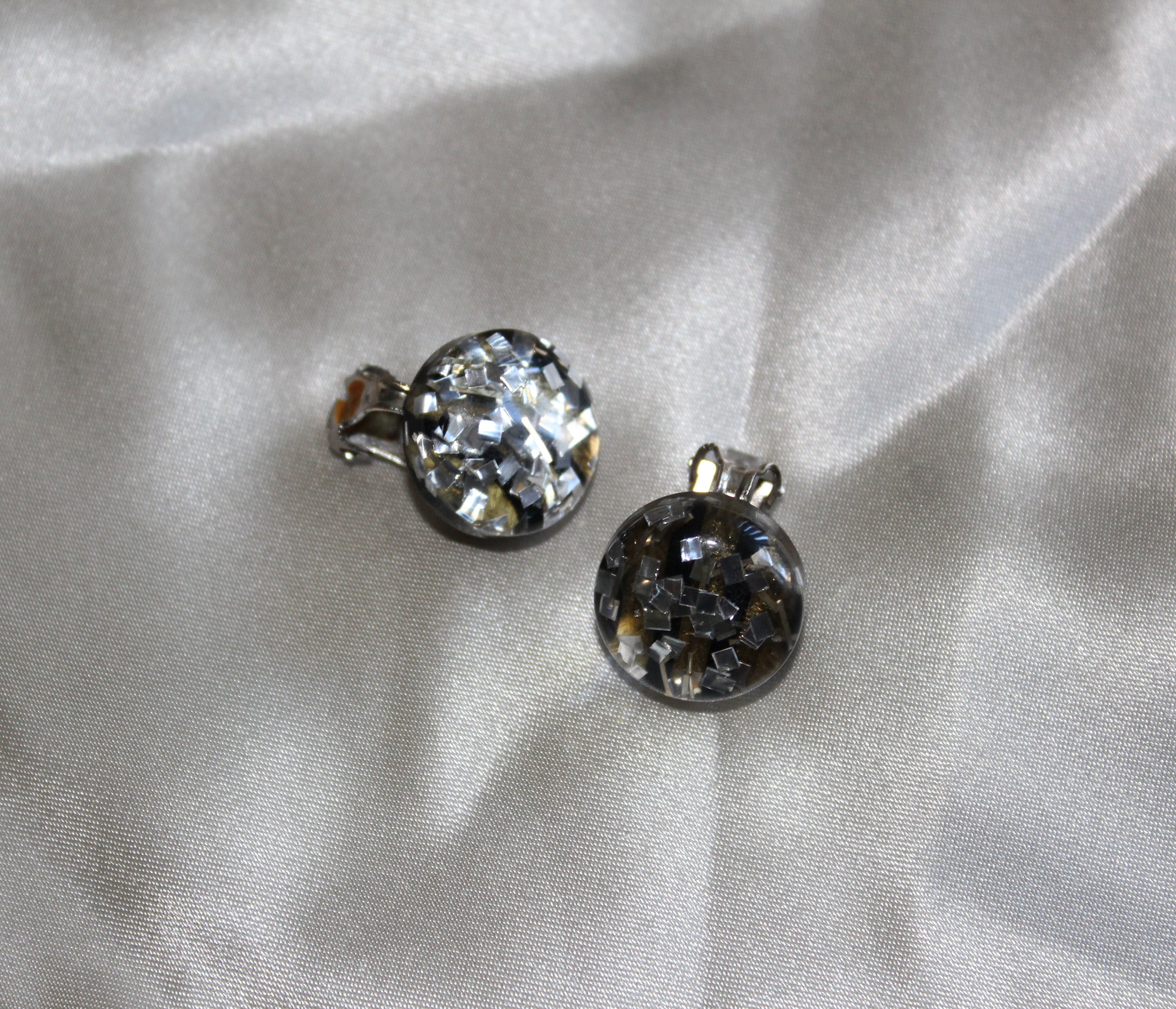 1950s Lucite Clip Ons