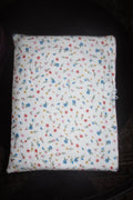 Summer Floral Book Sleeve With Pink Gingham Lining