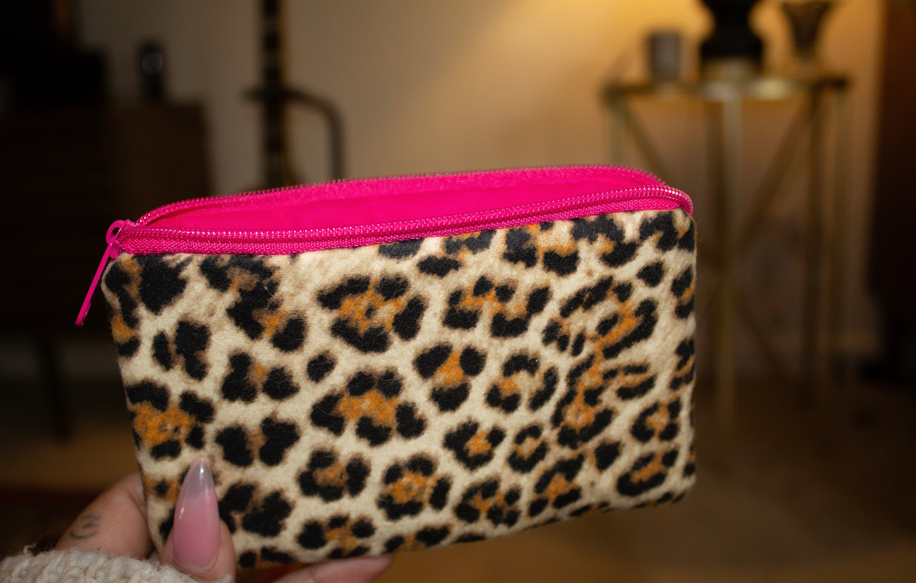 Leopard Print Coin Pouch