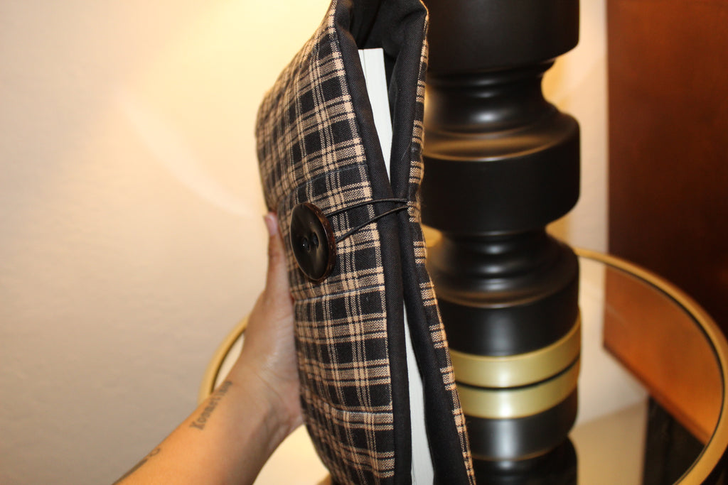 Preppy Gingham Book Sleeve